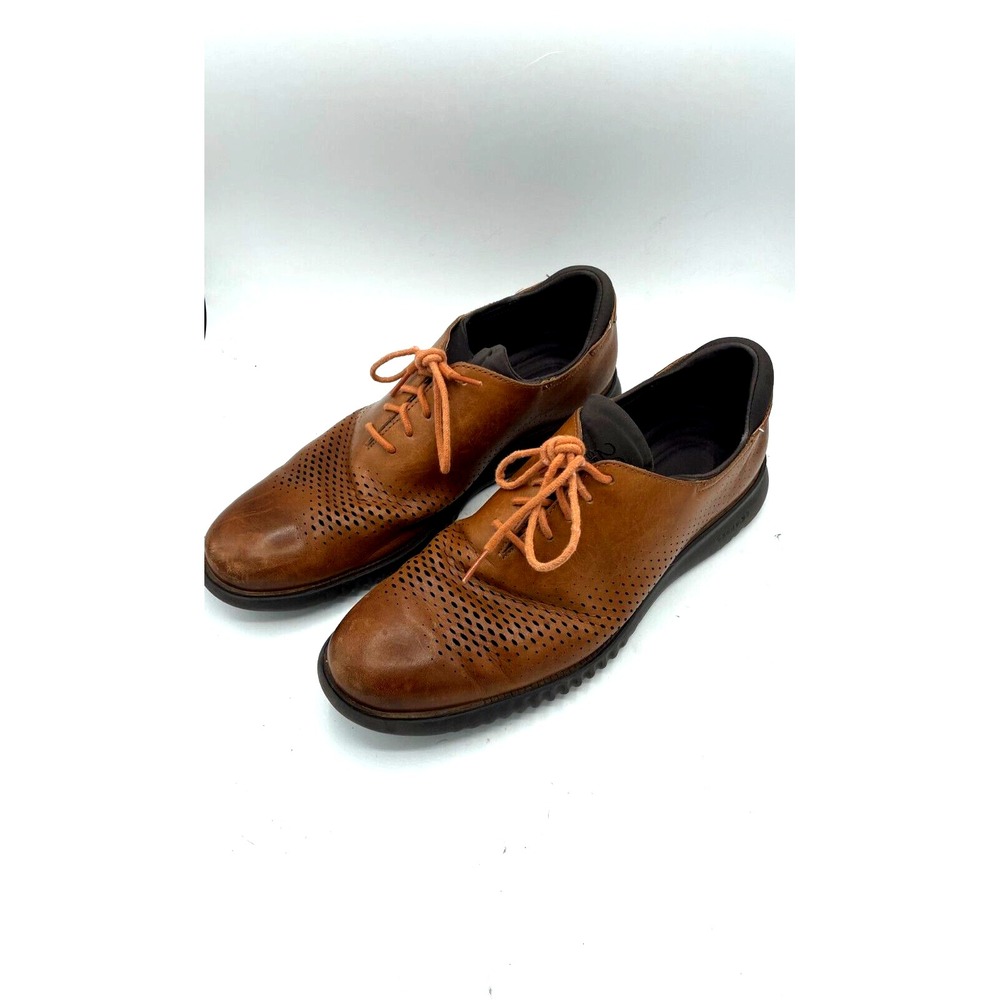 Cole Haan Grand OS 2.0 Zerogrand Brown Oxford Shoes Men's C25351 Size 12